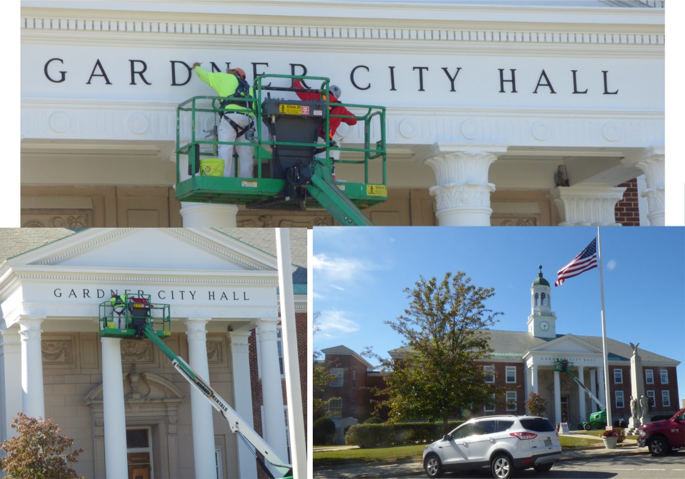 Front of Gardner City Hall 9-24-26