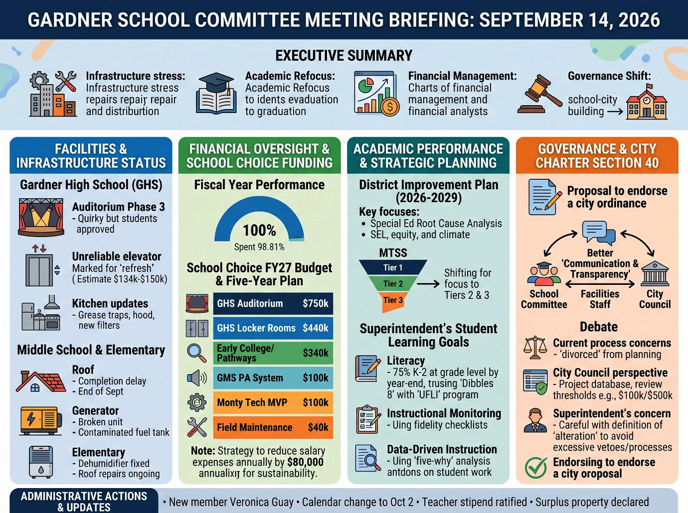 School Committee 9-14-26 infographic