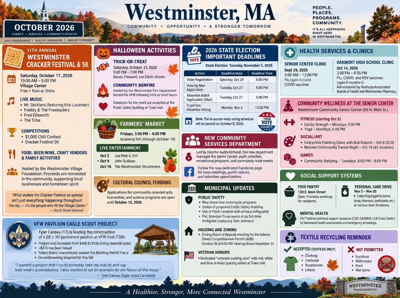 Westminster MA - October 2026