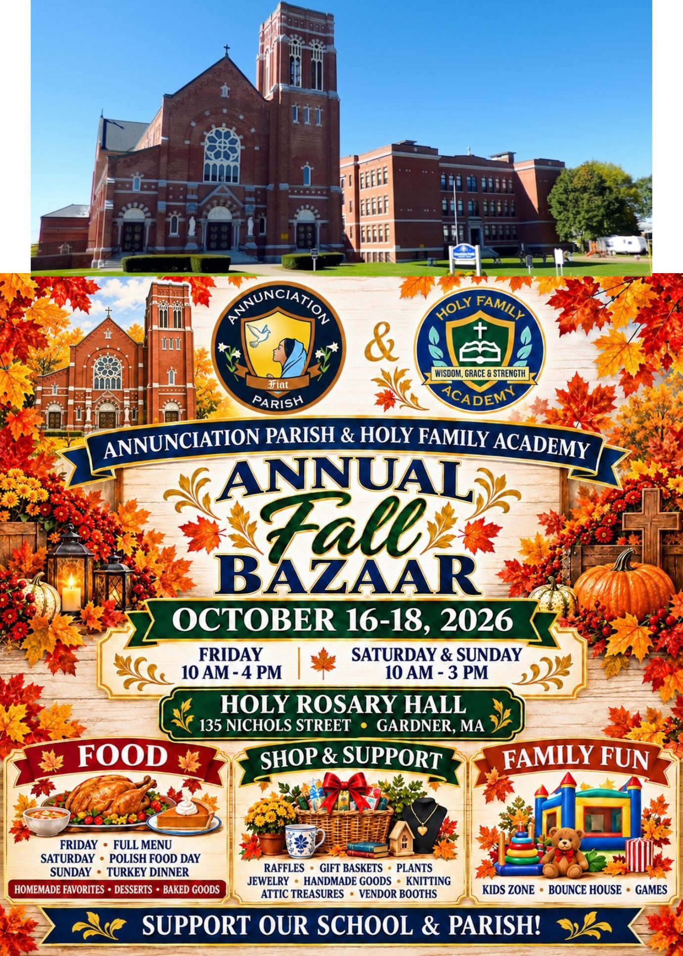 Annunciation Parish Fall Bazaar article