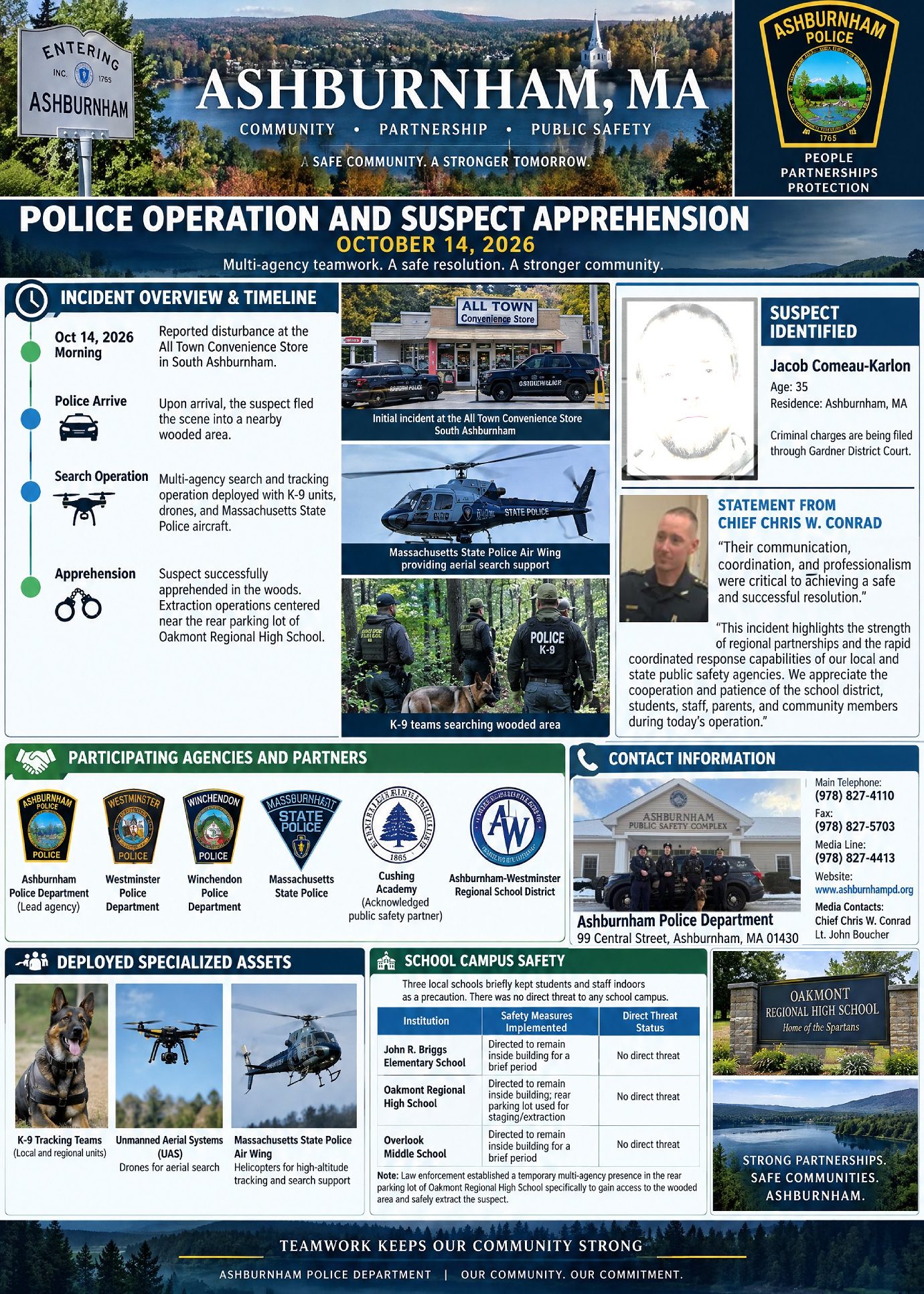 Ashburnham MA Police Operation 10-14-26
