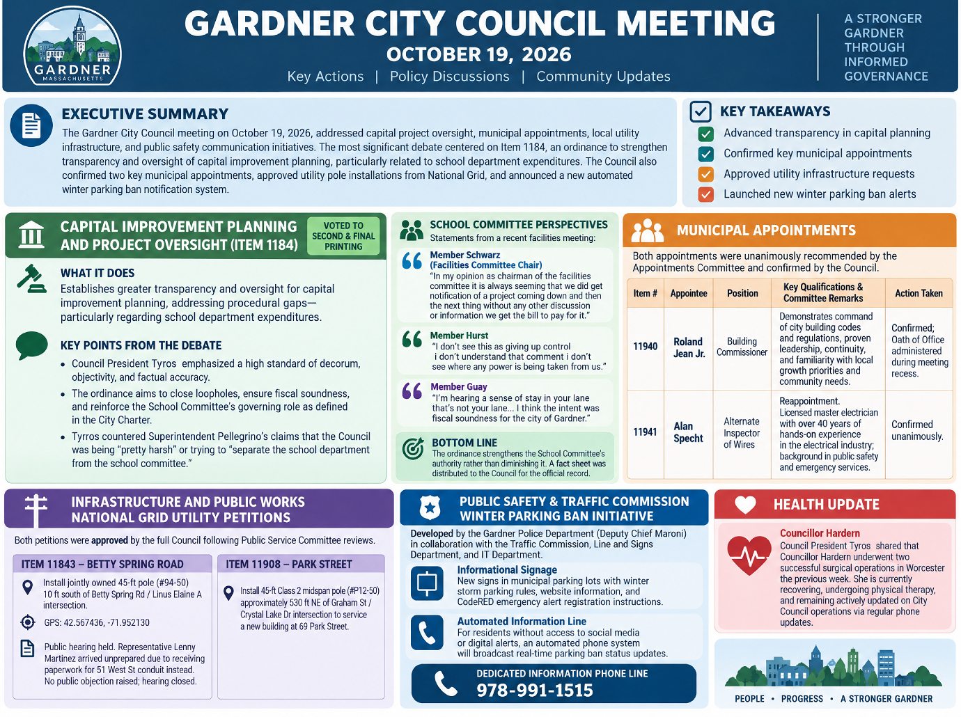 City Council Meeting infographic 10-19-26