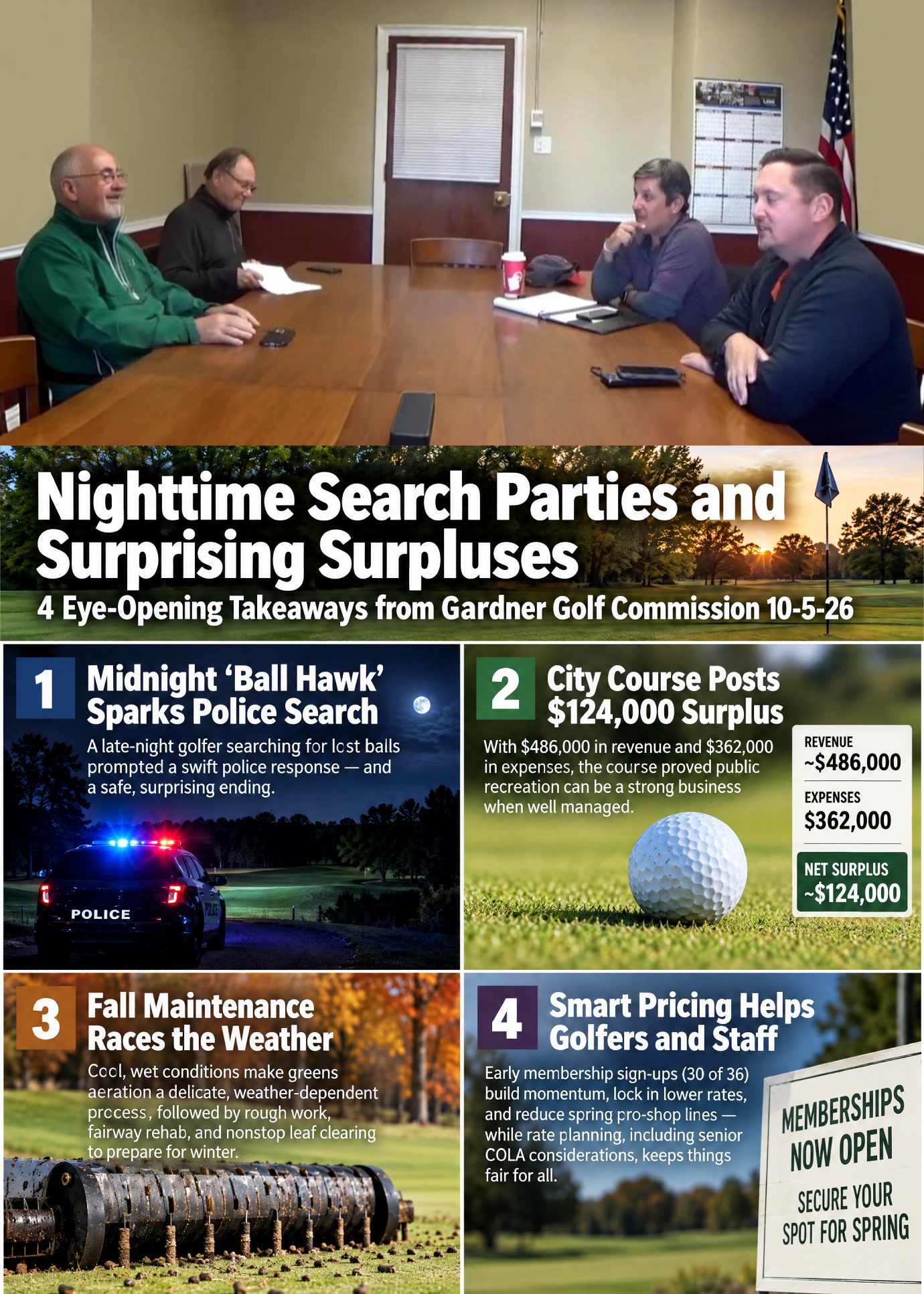 Gardner Golf Commission 10-5-26