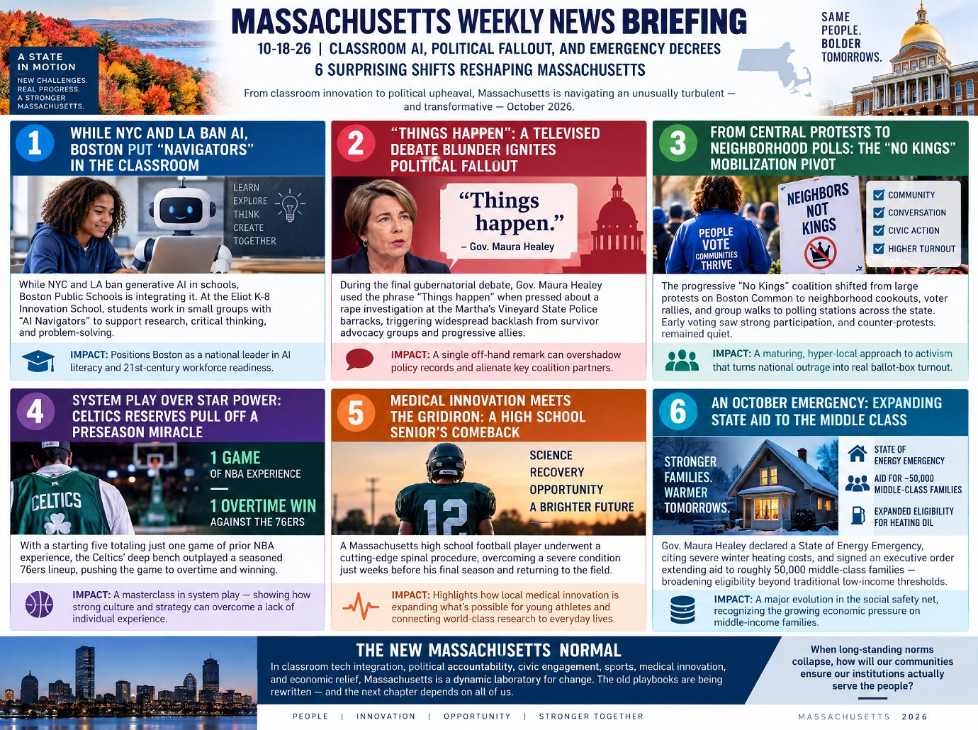 Massachusetts Weekly News Briefing - 5 shifts 10-18-26