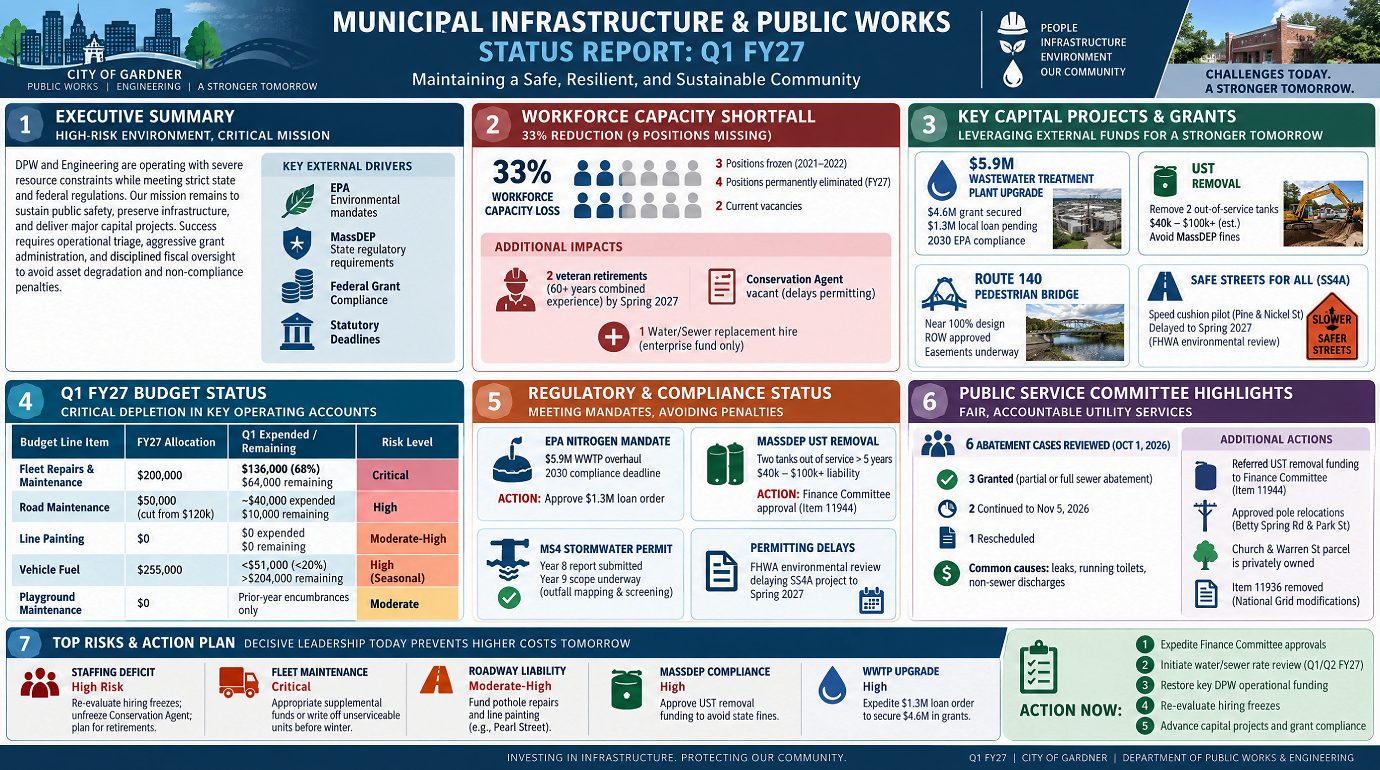 Public works infrastructure 10-1-26